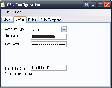 alerte SMS par e-mail