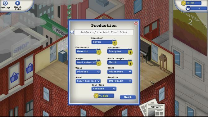 Top 10 des jeux Tycoon gratuits en ligne que vous devriez essayer Animation Studio Tycoon Film Naming