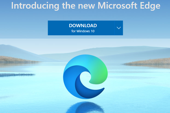 Nouveau téléchargement Microsoft Edge