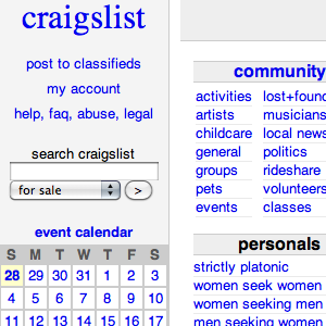 rechercher dans tous les craigslist