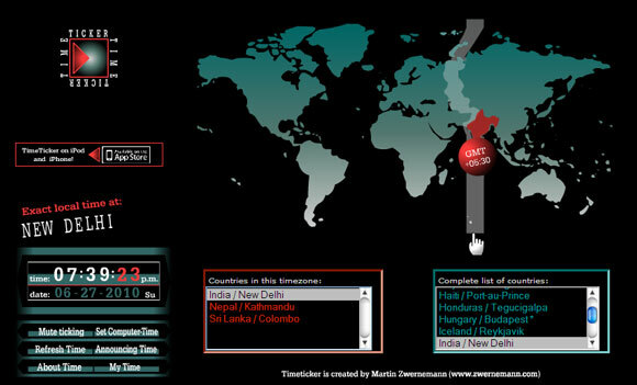 fuseaux horaires dans le monde