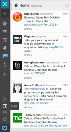 Tweetdeck-en bas à gauche