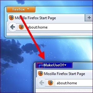 menu orange de Firefox