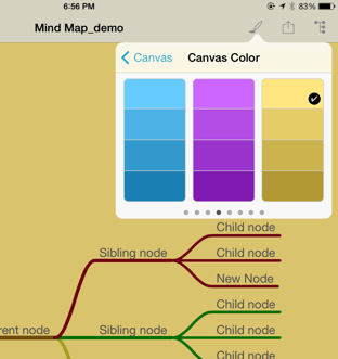 Arrière-plan de MindNode