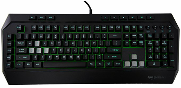 10 produits AmazonBasics Tech qui sont en fait assez bons Clavier de jeu Amazon Basics