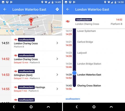 google maps horaires des trains android