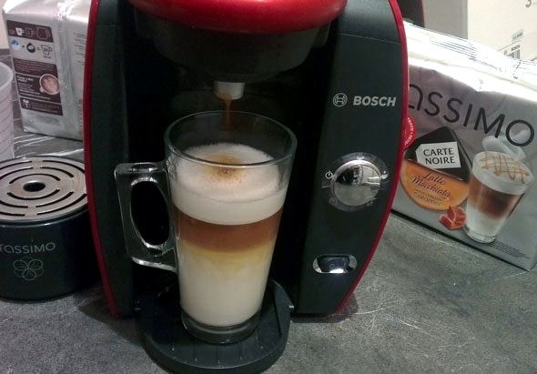 examen de la machine à café bosch tassimo