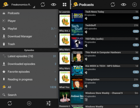 Podcast Addict pour Android