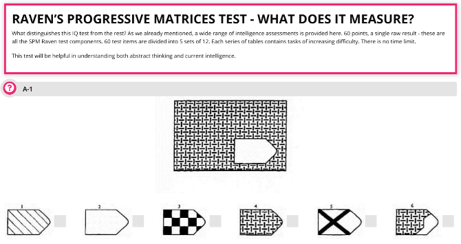 Faites le test Raven Progressive Matrices pour trouver votre QI sans aucune question de langage ou de mathématiques