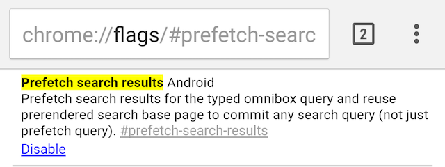 chrome-flags-android-prefetch-search-results