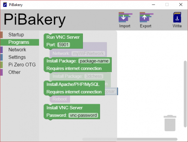 Programmes MakeUseOf Linux PiBakery