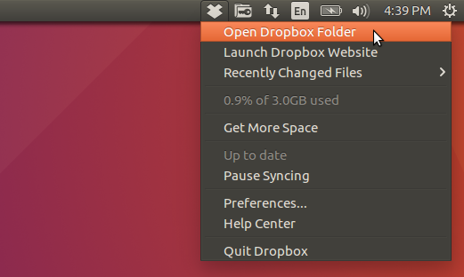 Dropbox sur Ubuntu