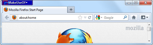 bouton de menu orange de Firefox