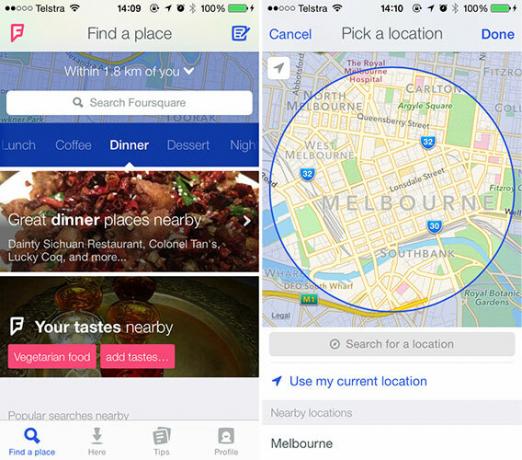 Foursquare relance en tant qu'outil de découverte basé sur votre goût