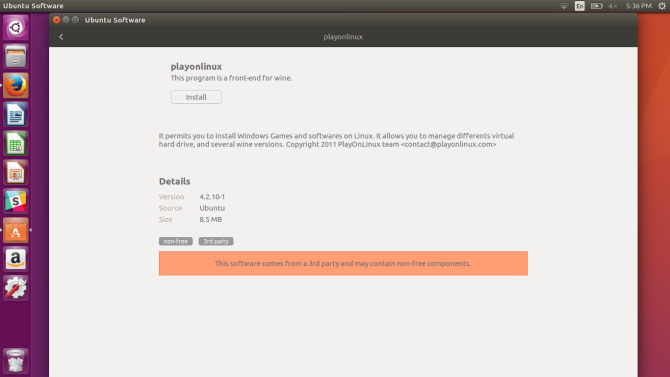 Installation de PlayOnLinux