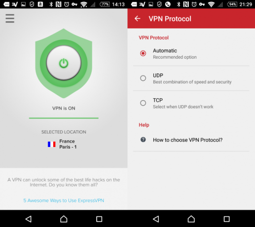 expressvpn sur android