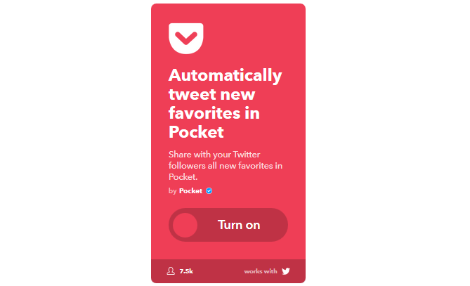 Le guide IFTTT ultime: utilisez l'outil le plus puissant du Web comme un PocketToTwitter Pro 59IFTTT