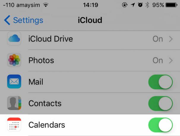 calendrier icloud ios