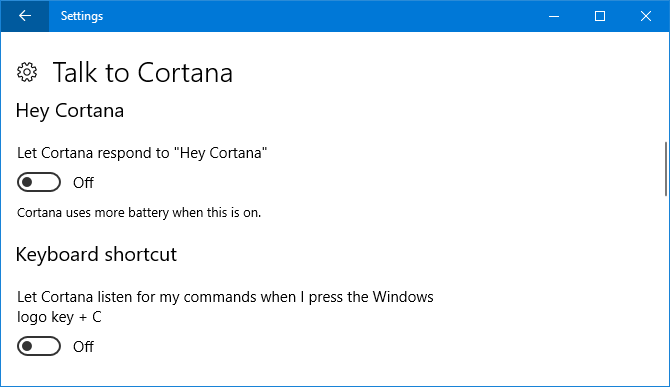 9 Nouvelles fonctionnalités de paramètres dans la mise à jour de Windows 10 Fall Creators cortana