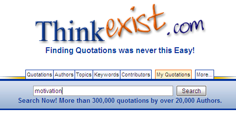 10 sites Web pour une correction quotidienne des énonciations et des citations thinkexist