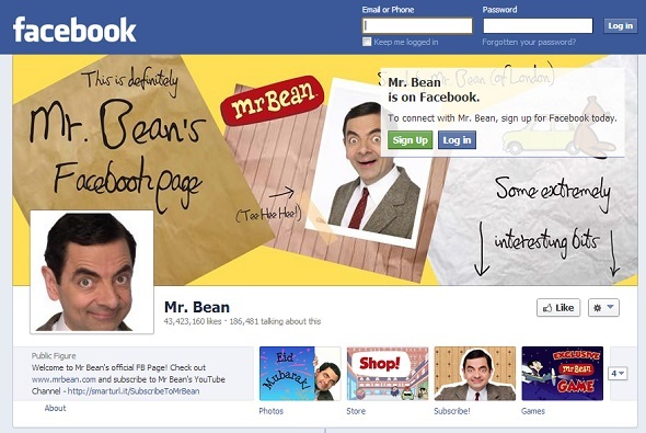 10 personnages fictifs incroyablement populaires sur Facebook facebook mr bean