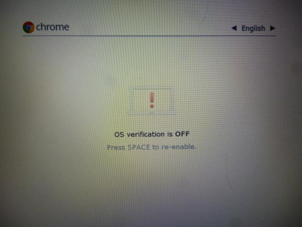 ChromeOS-vérification-off