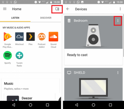 Comment activer le mode Invité dans la carte d'appareil Chromecast Audio chromecast 571x500