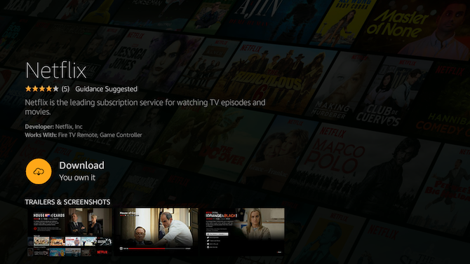 Comment utiliser Amazon Fire TV Stick: comment télécharger Netflix et d'autres applications