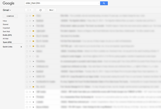 Gmail-Supprimer