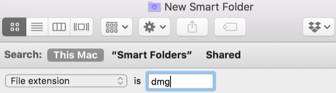 Fichiers DMG Smart Folder pour Mac