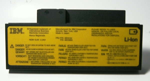 IBM Lithium Ion Battery