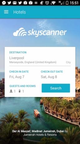 hôtel-skyscanner-app