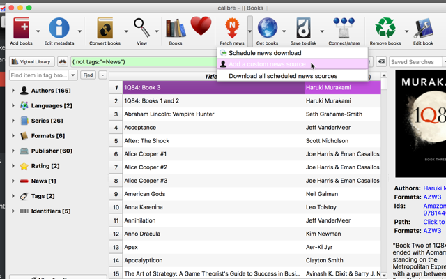 Calibre-custom-news-source