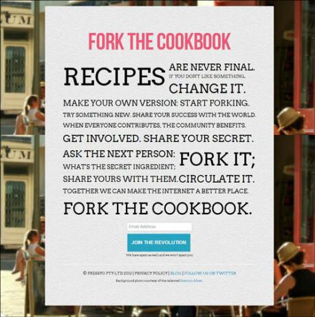 Commencez à fourcher: l'inspiration open source vient à la cuisine et aux recettes avec Fork The Cookbook ForkTheCookbook06