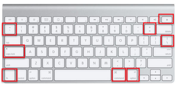 configurer le clavier mac