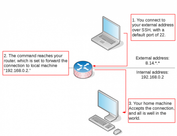 port lan en avant