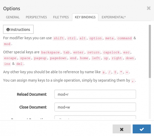 tagspaces-clavier-raccourcis