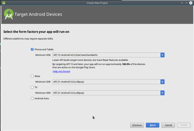 android créer l'application androidstudio newproject2