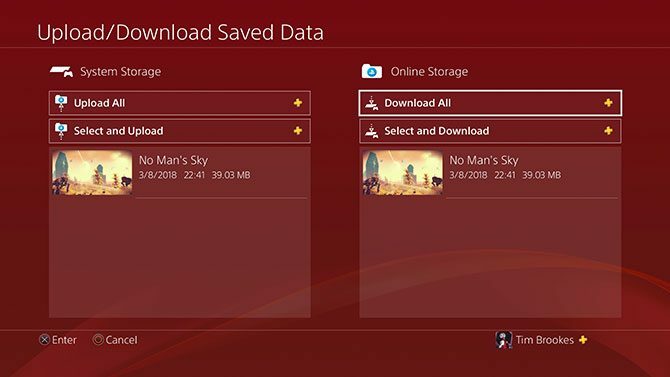 Charger/télécharger des données de sauvegarde sur PlayStation Plus