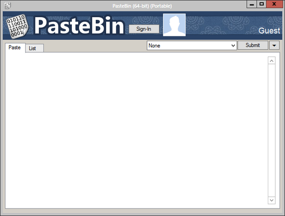 bureau pastebin pour windows