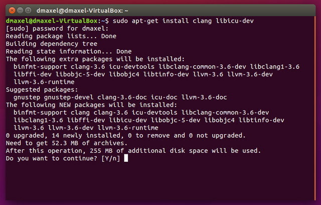 dépendances ubuntu-swift