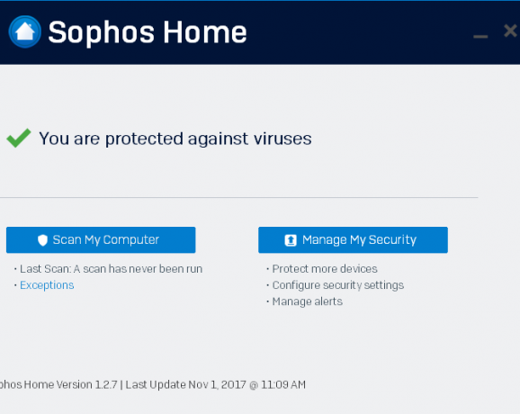 top des applications antivirus gratuites pas d'écrans nag sophos home