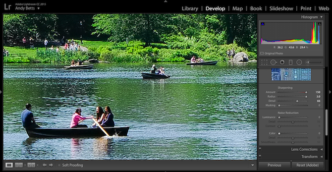 Lightroom oversharpen