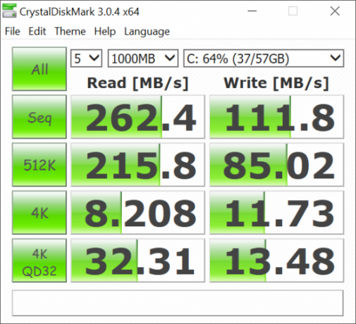 Chuwi SurBook Mini 2-en-1 examen de la tablette emmc 5 1 performance df4064 549x500