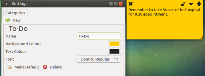 5 petites notes autocollantes utiles pour Linux muo linux stickynotes indicateur