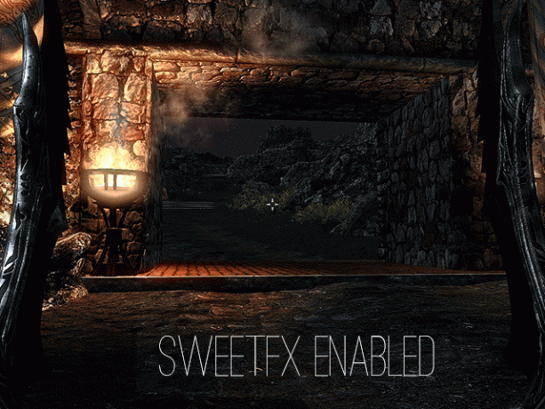 Vue à la première personne de SweetFX Skyrim