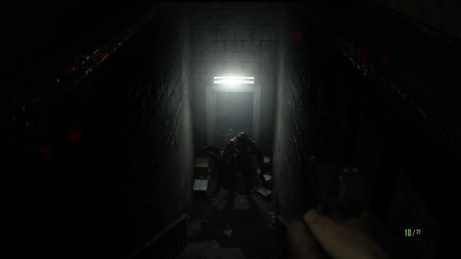 Est-ce que Resident Evil 7 vaut la peine d'être joué? Escalier Resident Evil7 moulé