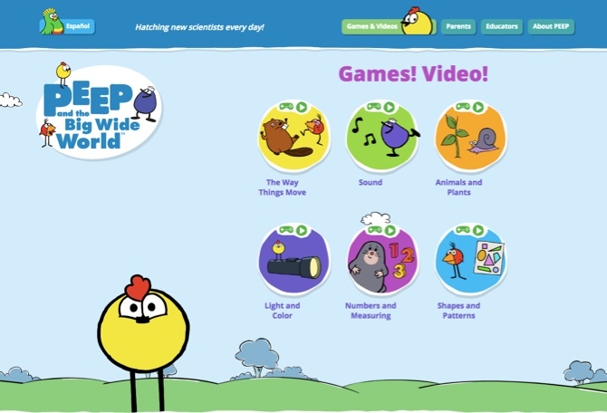 Jeu éducatif pour les enfants - Peep et le grand monde