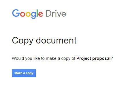 Utilisez cette astuce "Faire une copie" lors du partage de documents Google Drive Faites une copie