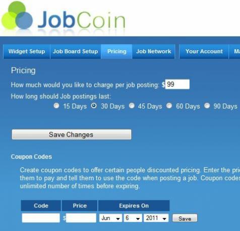 Gagnez des paiements de référence en affichant des listes d'emplois pertinentes sur votre site Web jobcoin7